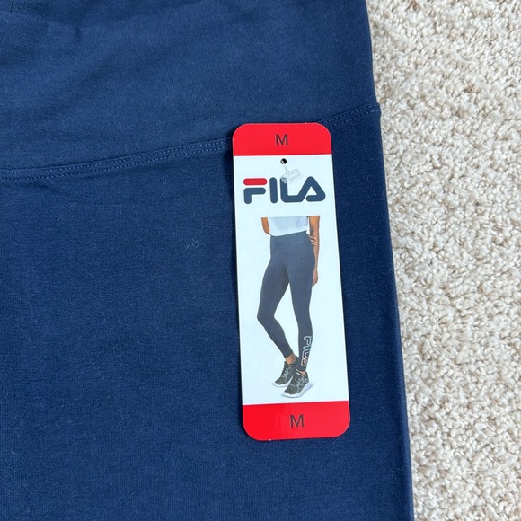 Fila leggings, blue medium new tag - Picture 2 of 4
